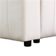 Rockport Modular White Microfiber 5-Piece Living Room Sofa Set