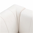 Rockport Modular White Microfiber 4-Piece Living Room Sofa Set