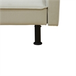 Light Grey Flannel Living Room Sofa bed with Metal Legs