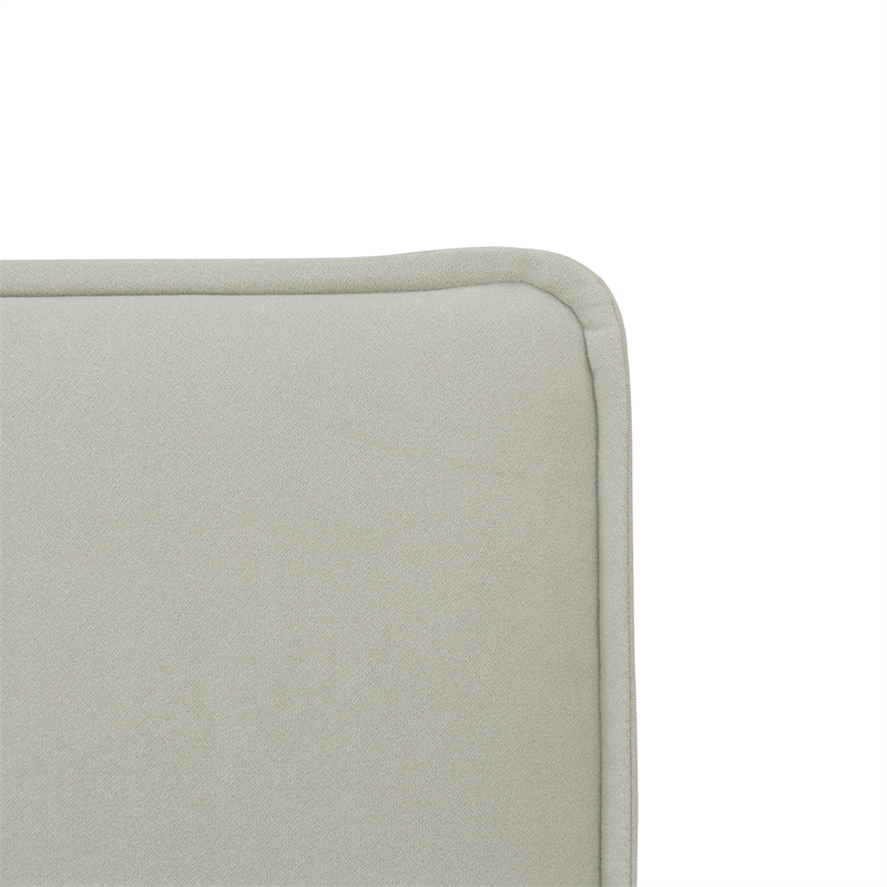 Light Grey Flannel Living Room Sofa bed with Metal Legs