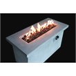 Living Source International Concrete Propane/Natural Gas Fire Pit Table in Gray