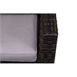 Living Source 10-Piece Wicker / Rattan Sectional Set with Cushion in Espresso