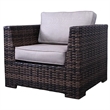 Living Source 10-Piece Wicker / Rattan Sectional Set with Cushion in Espresso