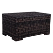 Living Source 10-Piece Wicker / Rattan Sectional Set with Cushion in Espresso