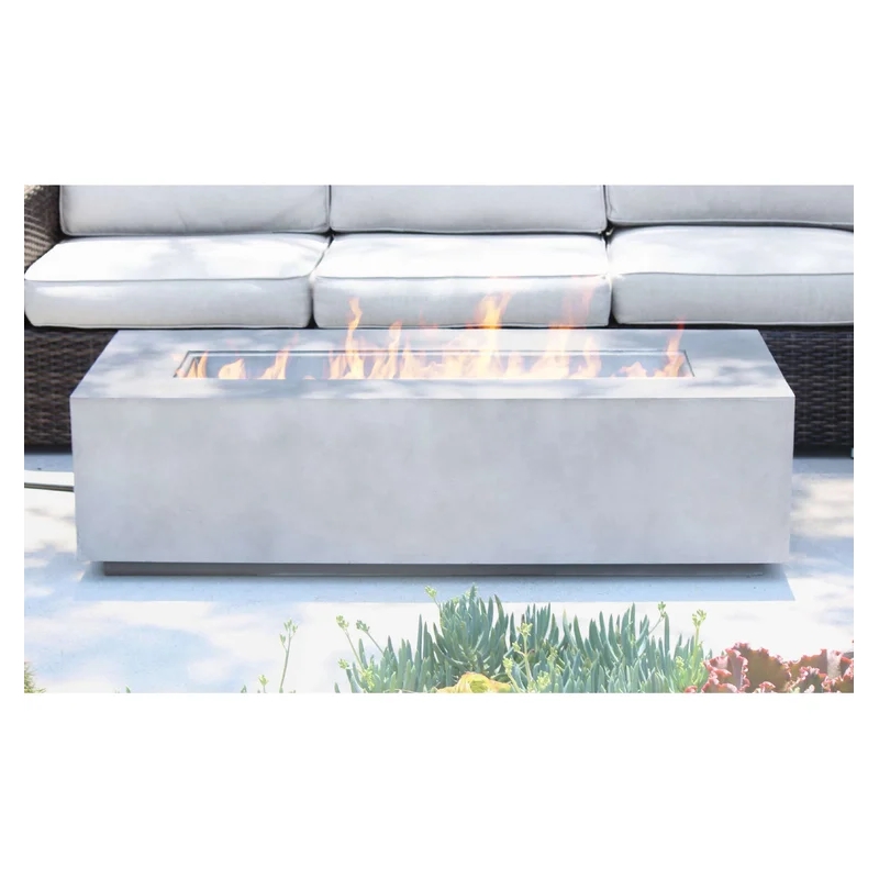 Living Source International 4-Piece Wicker / Rattan Set with Cushions in Gray