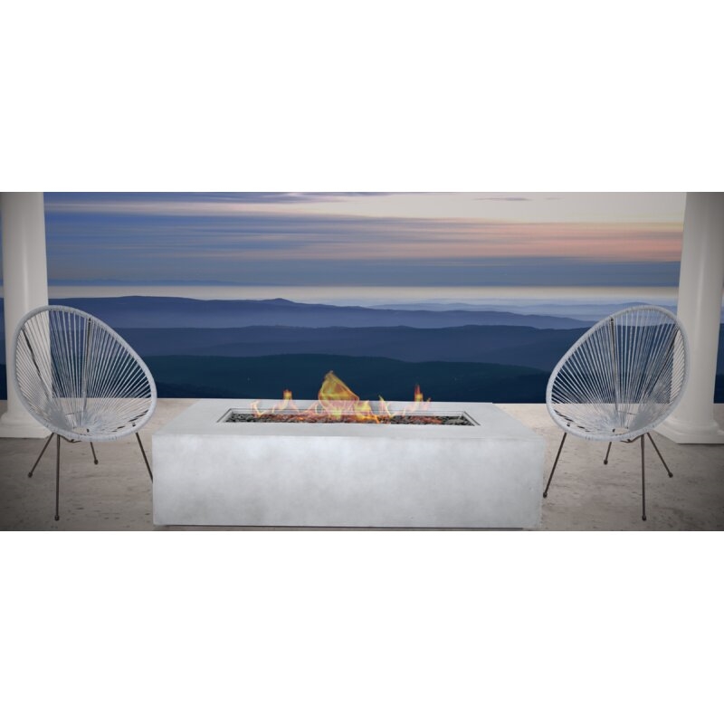 Living Source International 6-Piece Modern Wicker / Rattan Set in Gray