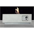 Living Source International Stone Gas Fire Pit Table in Concrete Gray