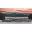 Living Source International 10-Piece Wicker Sectional Set plus Cushions in Gray