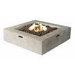 Living Source International Propane/Natural Gas Fire Pit Table - Gray