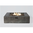 Living Source International Propane/Natural Gas Fire Pit Table - Charcoal