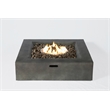 Living Source International Propane/Natural Gas Fire Pit Table - Charcoal