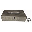Living Source International Concrete Propane Fire Pit Table in Concrete Gray