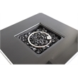 Living Source International Propane/Natural Gas Fire Pit Table - Charcoal Finish