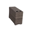 Living Source International 13-Piece Wicker Sofa Set with Cushions in Gray