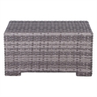 Living Source International 13-Piece Wicker Sofa Set with Cushions in Gray