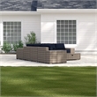 Living Source International 10-Piece Wicker Sectional Set plus Cushions in Beige
