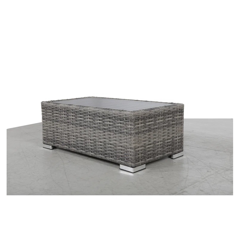 Living Source International 11-Piece Wicker / Rattan Sectional Set in Gray