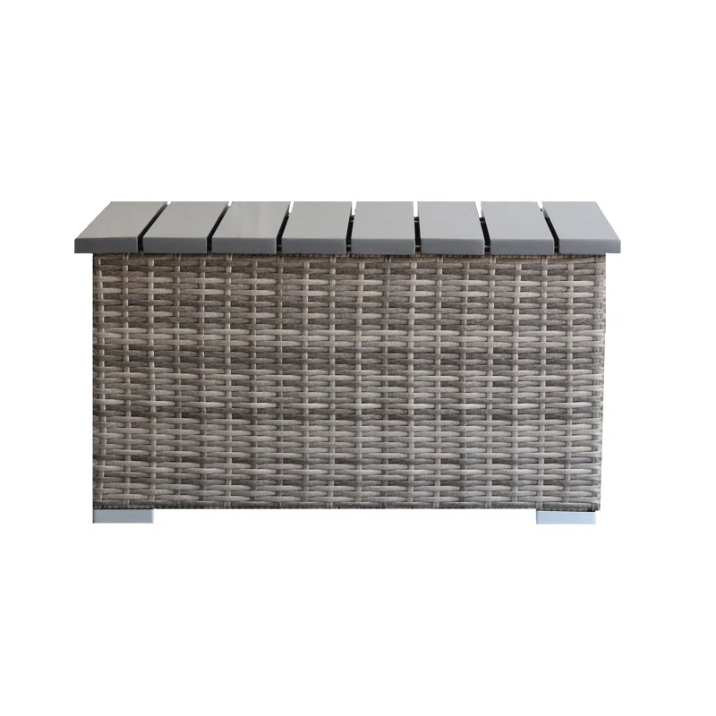 Living Source International 11-Piece Wicker / Rattan Sectional Set in Gray