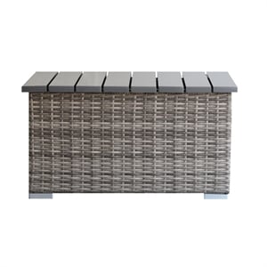 Living Source International 12-Piece Wicker / Rattan Sectional Set in Gray