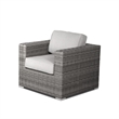 Living Source International 12-Piece Wicker / Rattan Sectional Set in Gray