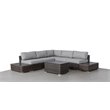 Living Source International 8-piece Sectional Set plus Cushions in Espresso