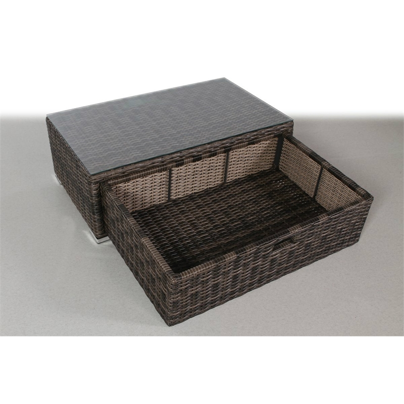 Living Source International 8-Piece Sectional Set plus Cushions - Espresso