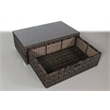Living Source International 8-Piece Sectional Set plus Cushions - Espresso