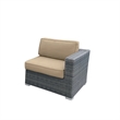 Living Source International 7-Piece Wicker / Rattan Sectional Set in Beige