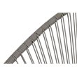 Living Source International 5-Piece Modern Metal & Wicker Outdoor Set in Gray