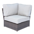Living Source 8-piece Wicker / Rattan Sectional Set with Cushions in Gray