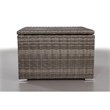 Living Source Intl 8-piece Wicker / Rattan Sectional Set w/ Cushions in Navy