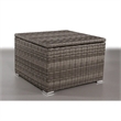 Living Source Intl 8-piece Wicker / Rattan Sectional Set w/ Cushions in Navy