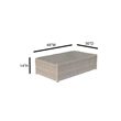 Living Source International 6-Piece Outdoor Conversation Set in Gray Finish