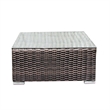 Living Source International 4-Piece Wicker / Rattan Seating Group in Brown