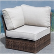 Living Source International 4-Piece Wicker / Rattan Seating Group in Brown