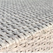 Living Source International 4-Piece Wicker / Rattan Seating Group in Gray
