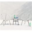 Living Source International 3-Piece Metal and Wicker Seating Group in Turquoise