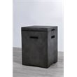 Living Source International Concrete Fire Pit Propane Tank Cover - Charcoal gray