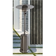 Living Source International Stainless Steel 46000 BTUs Patio Heater in Silver