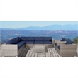 Living Source Intl 8-Person Wicker / Rattan Seating Group w/Cushions in Gray