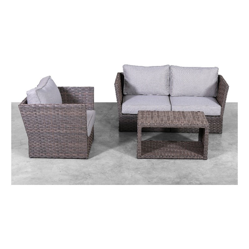 Living Source Internaltional Wicker / Rattan 3 - Person Seating Group in Brown
