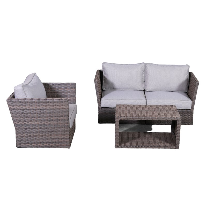 Living Source Internaltional Wicker / Rattan 3 - Person Seating Group in Brown