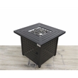 Living source  25'' H x 30'' W Steel Outdoor Fire Pit Table with Lid