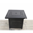 Living source  25'' H x 30'' W Steel Outdoor Fire Pit Table with Lid