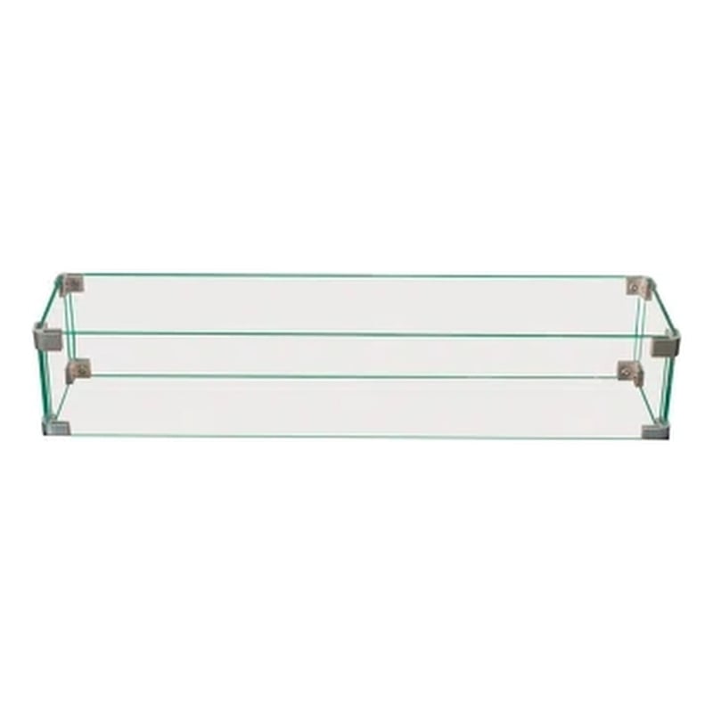 Living Source International  Rectangle Fire Pit Flame Guard