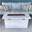 LSI 25'' H x 42'' W Fiber Reinforced Concrete Outdoor Fire Pit Table