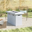 LSI 25'' H x 42'' W Fiber Reinforced Concrete Outdoor Fire Pit Table