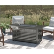 Living Source International 24'' H Steel Propane Outdoor Fire Pit Table with Lid