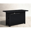 Living Source International Steel Outdoor Fire Pit Table with Lid