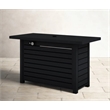 Living Source International Steel Outdoor Fire Pit Table with Lid